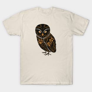 Dark Omens Owl - Black T-Shirt